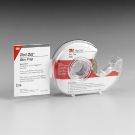 3M 2236 3M™ Red Dot Trace Prep 2236, 3/4" x 196", Roll with Dispenser, 36 Roll/Case image.