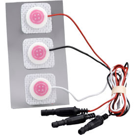3M 2282 3M™ Red Dot ECG Monitoring Electrodes 0.9" x 0.9", Neonatal, Radiolucent, 3/bg, 100 bg/cs image.