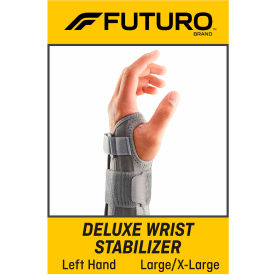 3M 45538ENT FUTURO™ Wrist Stabilizer, Left Hand, Large/ X-Large, 3/PK, 4 PK/Case image.