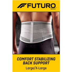 3M 46816ENR FUTURO™ Comfort Stabilizing Back Support, 46816ENR, Large/X-Large, 2/cs image.