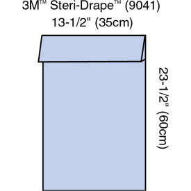 3M 9041 3M™ Steri-Drape Extremity Cover 9041, 13-1/2" x 23-1/2", 50/bx, 4 bx/cs image.