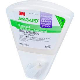 3M 9200 3M™ Avagard™ Surgical and Healthcare Hand Antiseptic with Moisturizers 16.9 fl oz, 8/cs image.