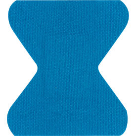 Dukal 1664025 American White Cross Fabric Fingertip Bandage, 2", Non-Metal, Blue, Bulk, 2400/Case image.