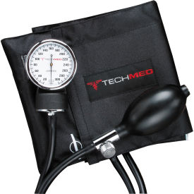 Dukal 2010C Tech-Med Sphygmomanometer, Nylon Cuff, Latex Free, Child, Black image.