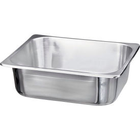 Dukal 4271 Tech-Med Instrument Tray Only, 12-1/2" x 10-1/4" x 3-7/8", Stainless Steel image.