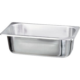 Dukal 4273 Tech-Med Instrument Tray Only, 12-1/2" x 6-3/4" x 3-7/8", Stainless Steel image.