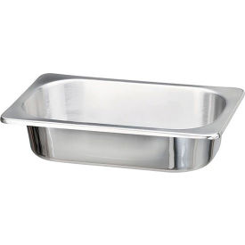Dukal 4275 Tech-Med Instrument Tray Only, 10-1/4" x 6-1/4" x 2-1/2", Stainless Steel image.