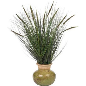 Office Decor Artificial Plants Trees Flowers Nearly Natural Nearly Natural 27 Gr With Mini Cattails Silk Plant