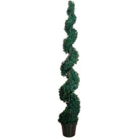 Nearly Natural 6 Cedar Spiral Silk Tree (Indoor/Outdoor)