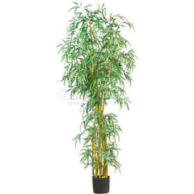 Nearly Natural 5194 Nearly Natural 7 Curved Slim Bamboo Silk Tree image.