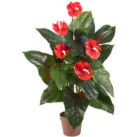 Nearly Natural 6619 Nearly Natural 3 Anthurium Silk Plant image.