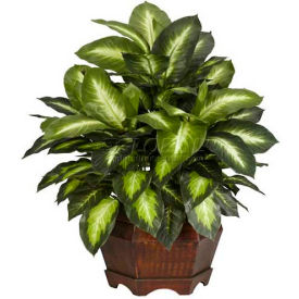 Nearly Natural 6639 Nearly Natural Golden Dieffenbachia Silk Plant image.