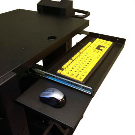 New Castle Systems B107 Newcastle Systems Heavy-Duty Keyboard and Mouse Tray For NB & PC Series Workstations image.
