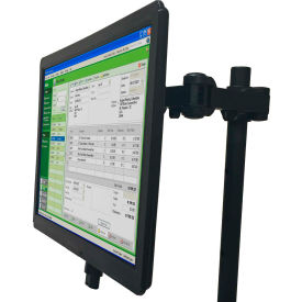 New Castle Systems B266 Newcastle Systems Post Mount Single Monitor Holder For NB, PC & EC Series Workstations image.