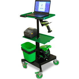 New Castle Systems LT102NU1M Newcastle Systems LT Series Mobile Powered Laptop Cart with 1 Swappable Battery Pack image.