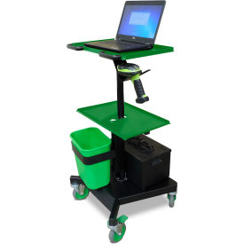 New Castle Systems LT503 Newcastle Systems LT Series Industrial Powered Laptop Cart with 26AH SLA Battery image.