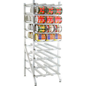 Stationary Heavy Duty Full Size Can Racks, 162(#10 Can), 216(#5 Can), Aluminum view 2