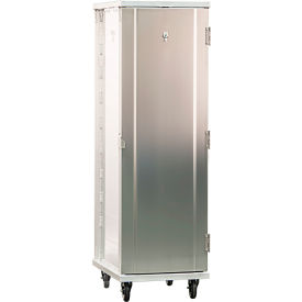 Heavy Duty Enclosed Cabinet, 40 Pan Capacity, 68" Height, Aluminum view 2
