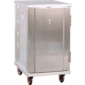 Heavy Duty Enclosed Cabinet, 38"H, 20 Pan Capacity, Aluminum view 2