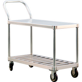 Heavy Duty Stocking Utility Cart w/ Handle, 800 lb. Capacity, 18"L x 19"W x 42"H view 2