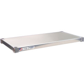 New Age Industrial Standard Solid Adjustable Aluminum Shelf with Marine Edge 36"W x 18"D 