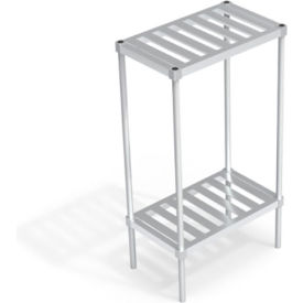 Heavy Duty Shelving Unit, 2 Slatted T-Bar Shelves, 30"W x 18"D x 54-1/4"H view 2
