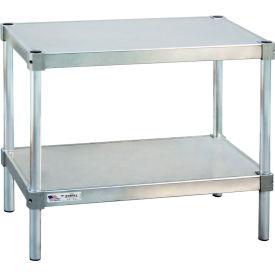 New Age Industrial Standard Stationary Modular Equipment Stand with Undershelf 48"W x 20"D x 24"H 