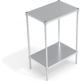 Heavy Duty Shelving Unit, 2 Solid Brute Shelves, 36"W x 24"D x 54-1/4"H view 2