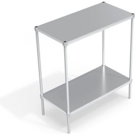 Heavy Duty Shelving Unit, 2 Solid Brute Shelves, 48"W x 24"D x 54-1/4"H view 2