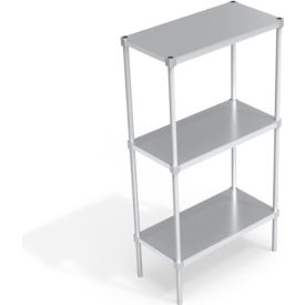 Heavy Duty Shelving Unit, 3 Solid Brute Shelves, 36"W x 18"D x 68-1/4"H view 2