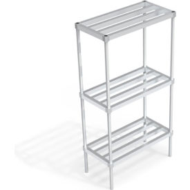 Heavy Duty Shelving Unit, 3 HD-Bar Tubular Shelves, 36"W x 18"D x 68-1/4"H view 2