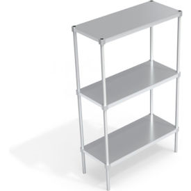 Heavy Duty Shelving Unit, 3 Solid Brute Shelves, 42"W x 18"D x 68-1/4"H view 2