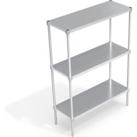 Heavy Duty Shelving Unit, 3 Solid Brute Shelves, 48"W x 18"D x 68-1/4"H view 2