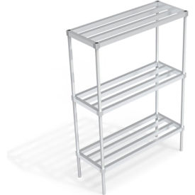 Heavy Duty Shelving Unit, 3 HD-Bar Tubular Shelves, 48"W x 18"D x 68-1/4"H view 2
