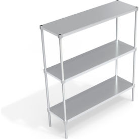 Heavy Duty Shelving Unit, 3 Solid Brute Shelves, 60"W x 18"D x 68-1/4"H view 2