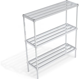 Heavy Duty Shelving Unit, 3 HD-Bar Tubular Shelves, 60"W x 18"D x 68-1/4"H view 2