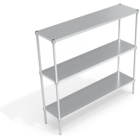 Heavy Duty Shelving Unit, 3 Solid Brute Shelves, 72"W x 18"D x 68-1/4"H view 2