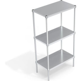 Heavy Duty Shelving Unit, 3 Solid Brute Shelves, 36"W x 20"D x 68-1/4"H view 2