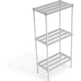 Heavy Duty Shelving Unit, 3 HD-Bar Tubular Shelves, 36"W x 20"D x 76-1/4"H view 2