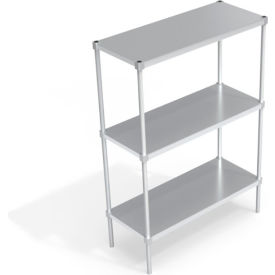 Heavy Duty Shelving Unit, 3 Solid Brute Shelves, 48"W x 20"D x 68-1/4"H view 2