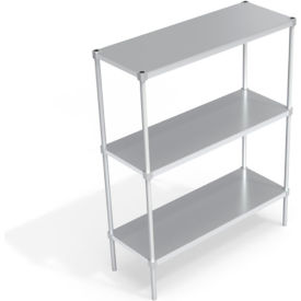Heavy Duty Shelving Unit, 3 Solid Brute Shelves, 54"W x 20"D x 68-1/4"H view 2