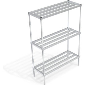 Heavy Duty Shelving Unit, 3 HD-Bar Tubular Shelves, 54"W x 20"D x 76-1/4"H view 2