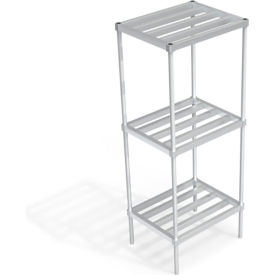 Heavy Duty Shelving Unit, 3 HD-Bar Tubular Shelves, 30"W x 24"D x 76-1/4"H view 2