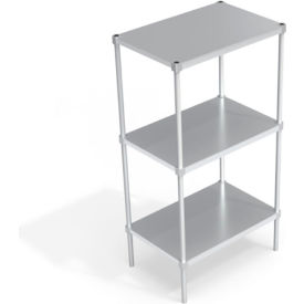 Heavy Duty Shelving Unit, 3 Solid Brute Shelves, 36"W x 24"D x 68-1/4"H view 2