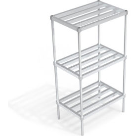 Heavy Duty Shelving Unit, 3 HD-Bar Tubular Shelves, 36"W x 24"D x 68-1/4"H view 2