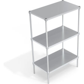 Heavy Duty Shelving Unit, 3 Solid Brute Shelves, 42"W x 24"D x 68-1/4"H view 2