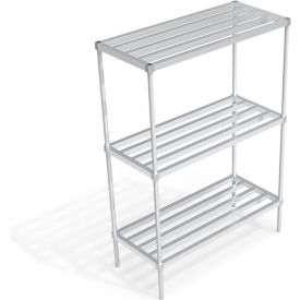 Heavy Duty Shelving Unit, 3 HD-Bar Tubular Shelves, 54"W x 24"D x 76-1/4"H view 2