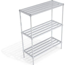 Heavy Duty Shelving Unit, 3 HD-Bar Tubular Shelves, 60"W x 24"D x 76-1/4"H view 2