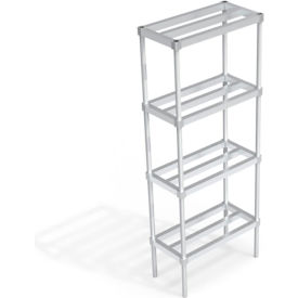 Heavy Duty Shelving Unit, 4 HD-Bar Tubular Shelves, 30"W x 15"D x 76-1/4"H view 2