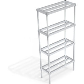 Heavy Duty Shelving Unit, 4 HD-Bar Tubular Shelves, 36"W x 15"D x 76-1/4"H view 2
